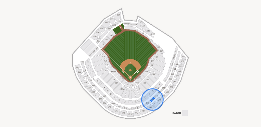 Target Field Seating Chart