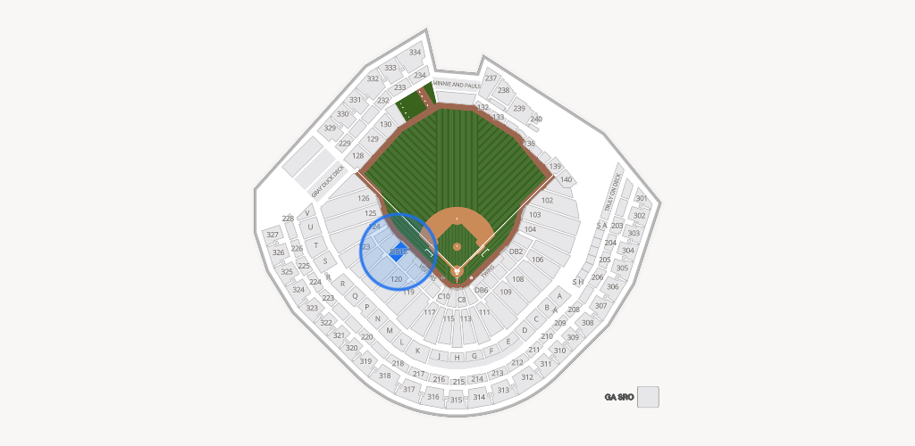 Target Field Seating Chart