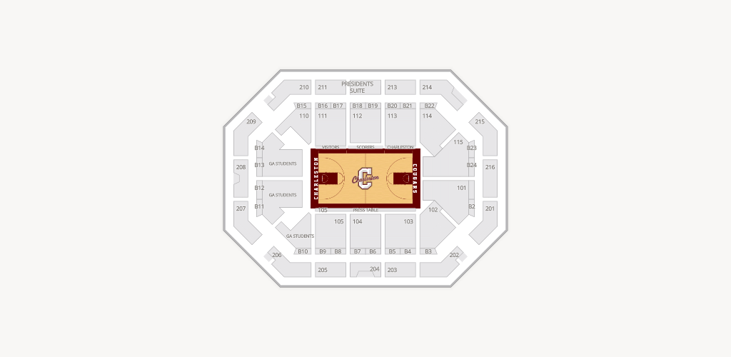 TD Arena Seating Chart