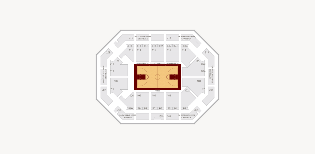 TD Arena Seating Chart