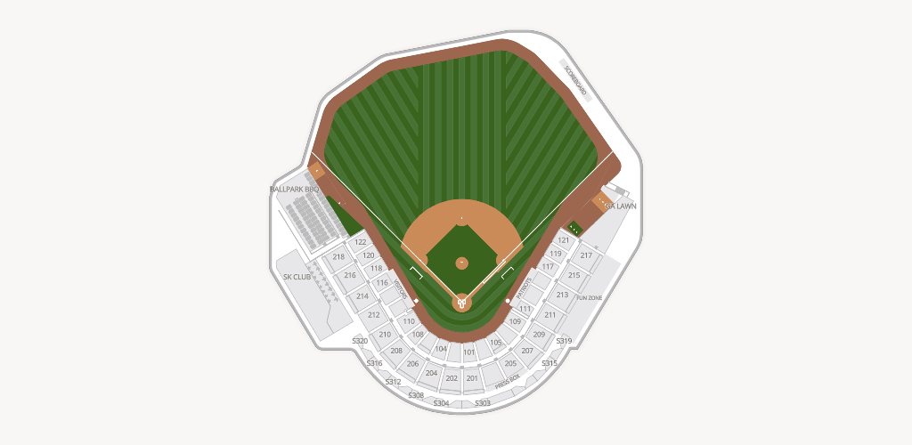 TD Bank Ballpark Seating Chart