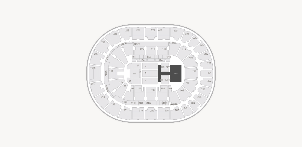 TD Coliseum Seating Chart