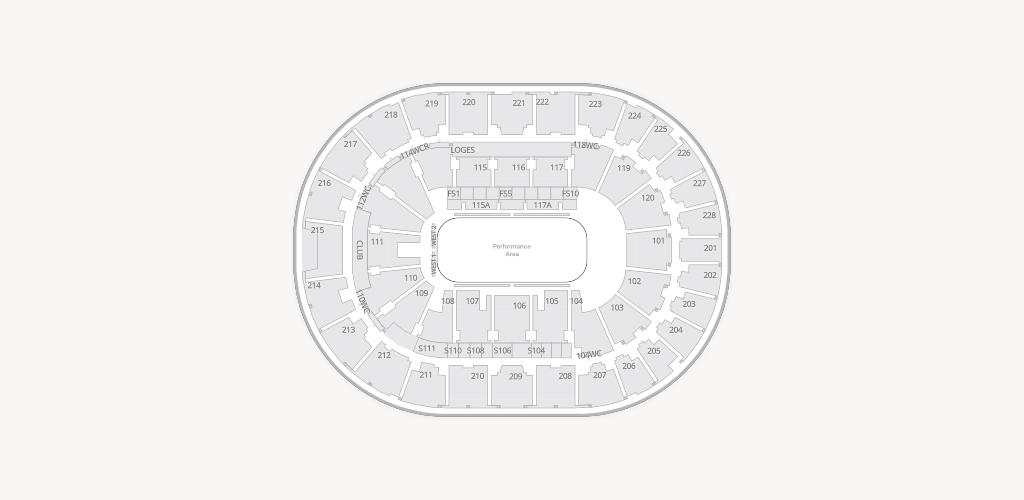 TD Coliseum Seating Chart