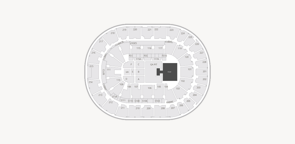 TD Coliseum Seating Chart