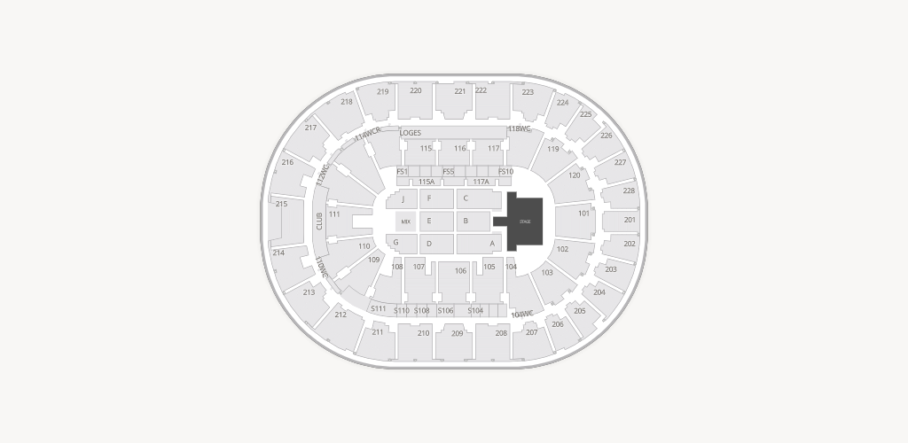 TD Coliseum Seating Chart