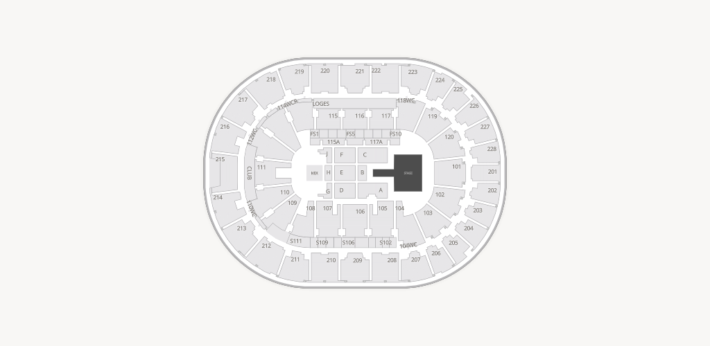 TD Coliseum Seating Chart
