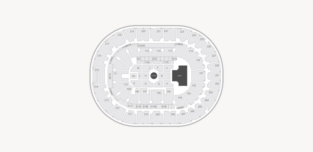 TD Coliseum Seating Chart