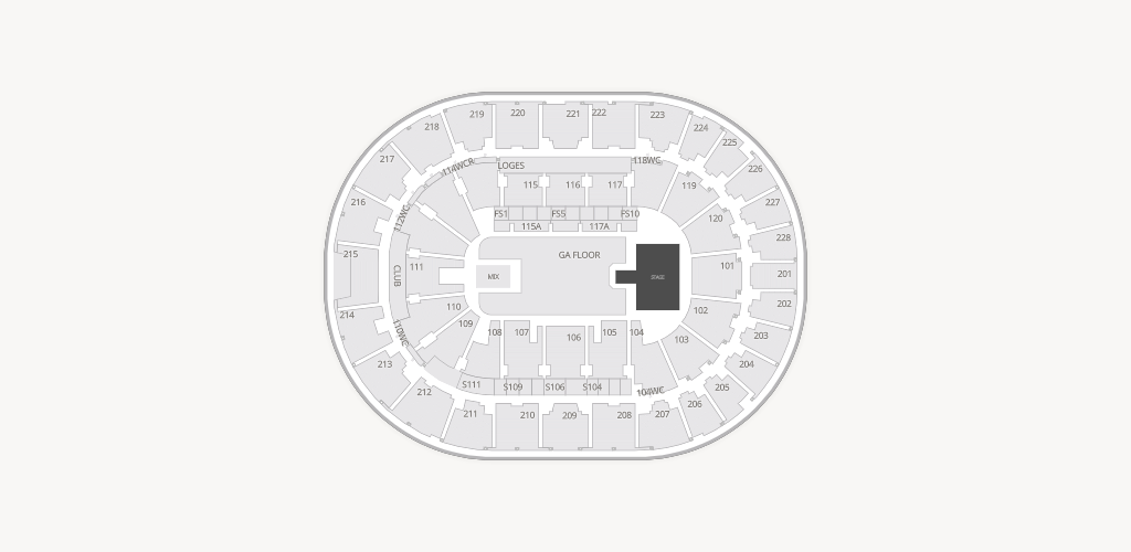 TD Coliseum Seating Chart