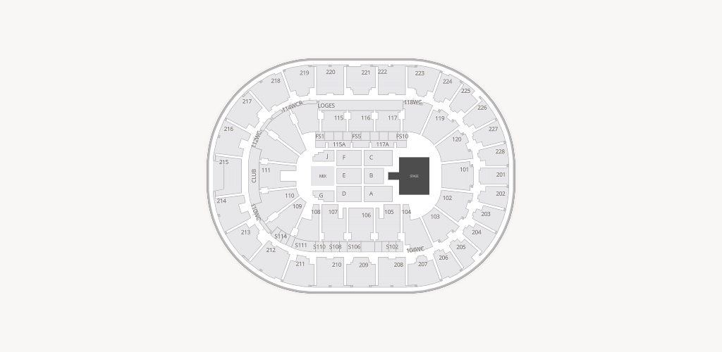TD Coliseum Seating Chart