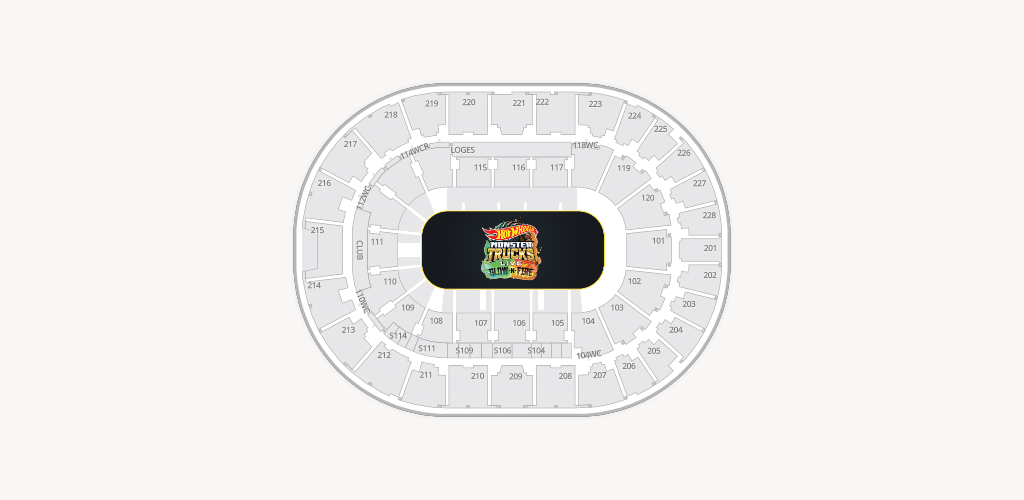 TD Coliseum Seating Chart