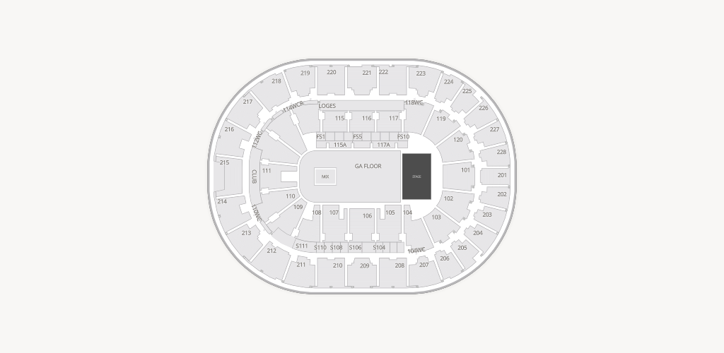 TD Coliseum Seating Chart