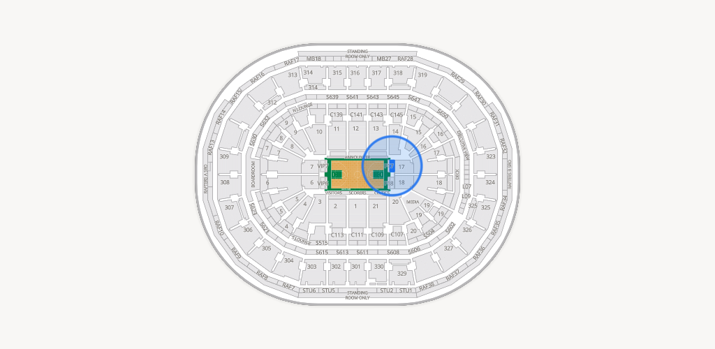 TD Garden Seating Chart