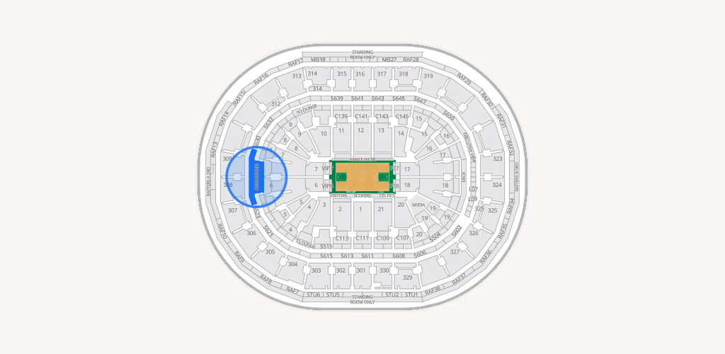 TD Garden Seating Chart