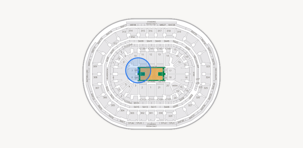 TD Garden Seating Chart