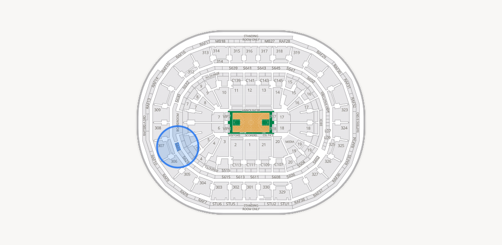 TD Garden Seating Chart