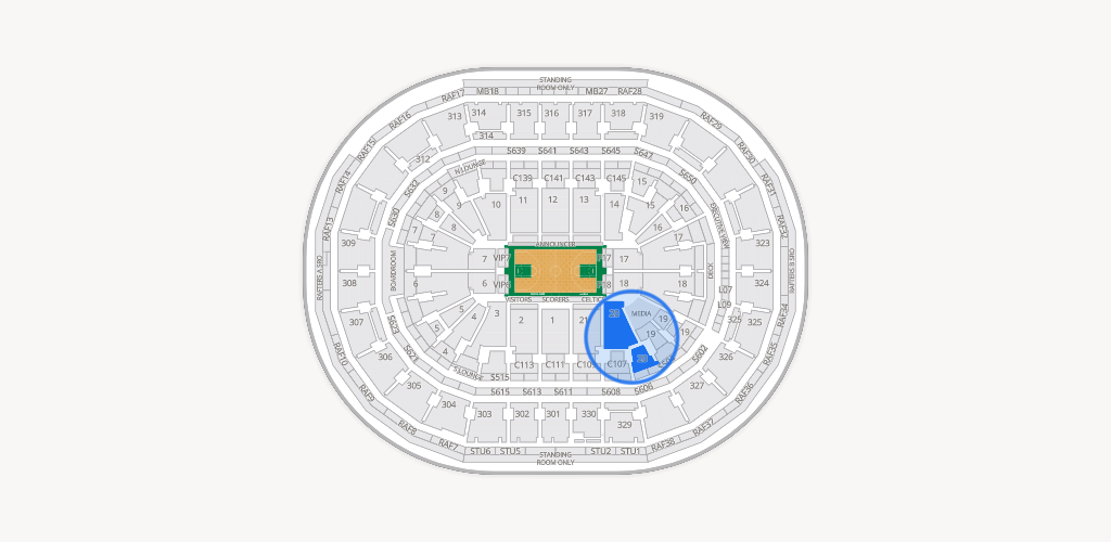 TD Garden Seating Chart