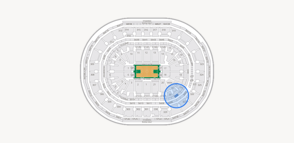 TD Garden Seating Chart