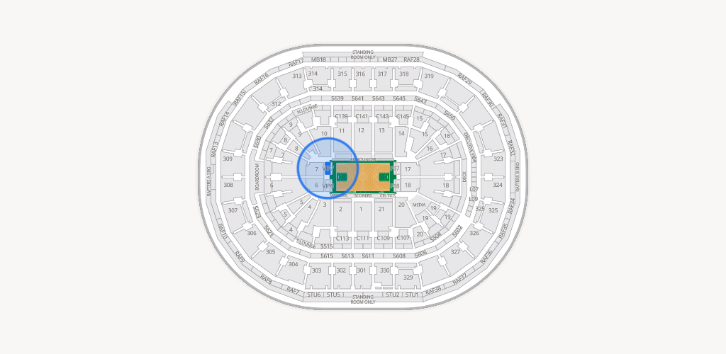TD Garden Seating Chart