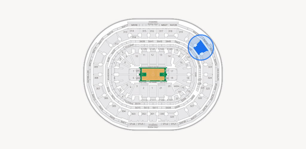 TD Garden Seating Chart
