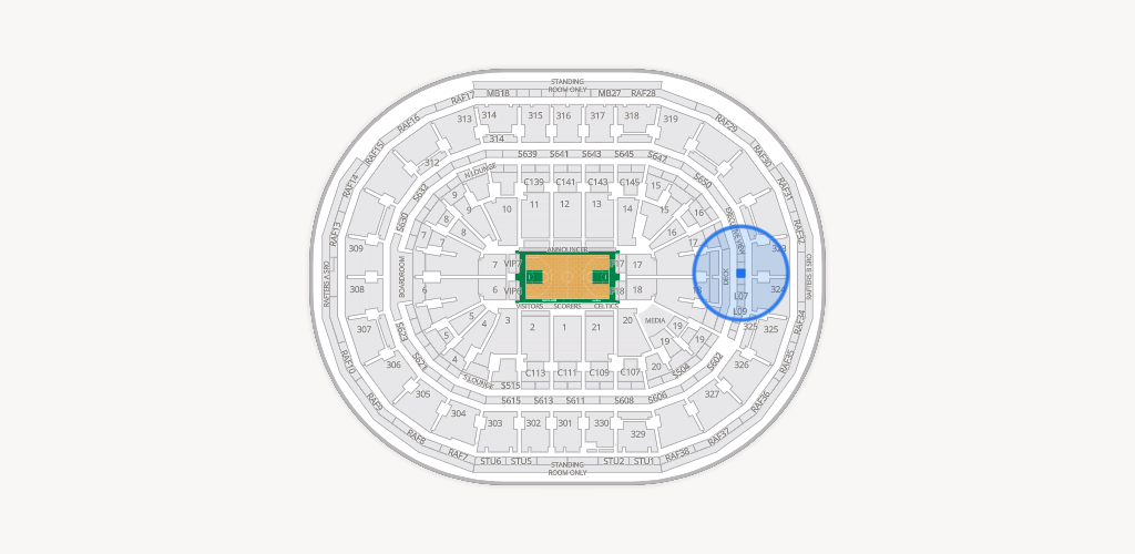TD Garden Seating Chart