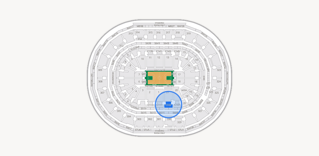 TD Garden Seating Chart