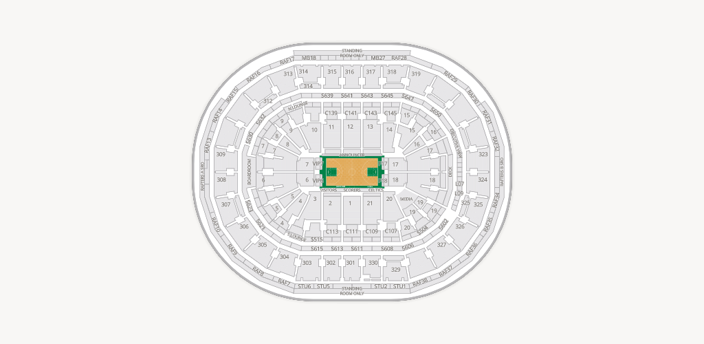 TD Garden Seating Chart