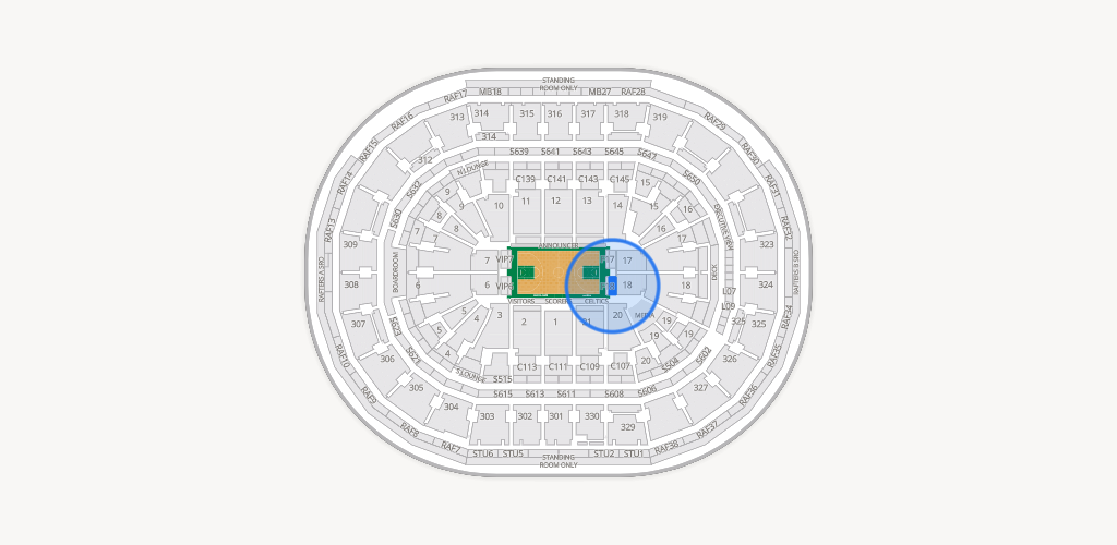 TD Garden Seating Chart