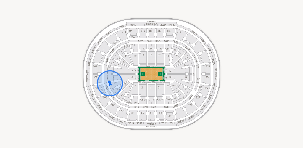 TD Garden Seating Chart
