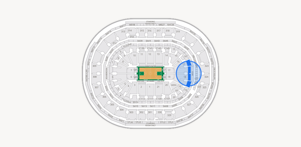 TD Garden Seating Chart