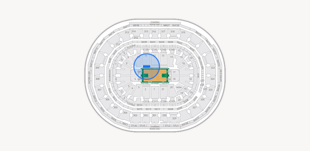 TD Garden Seating Chart