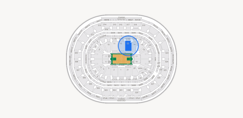TD Garden Seating Chart