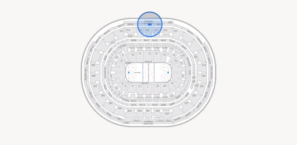 TD Garden Seating Chart