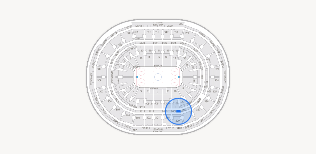 TD Garden Seating Chart