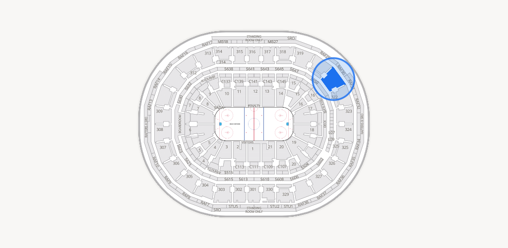 TD Garden Seating Chart