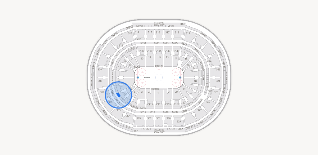 TD Garden Seating Chart