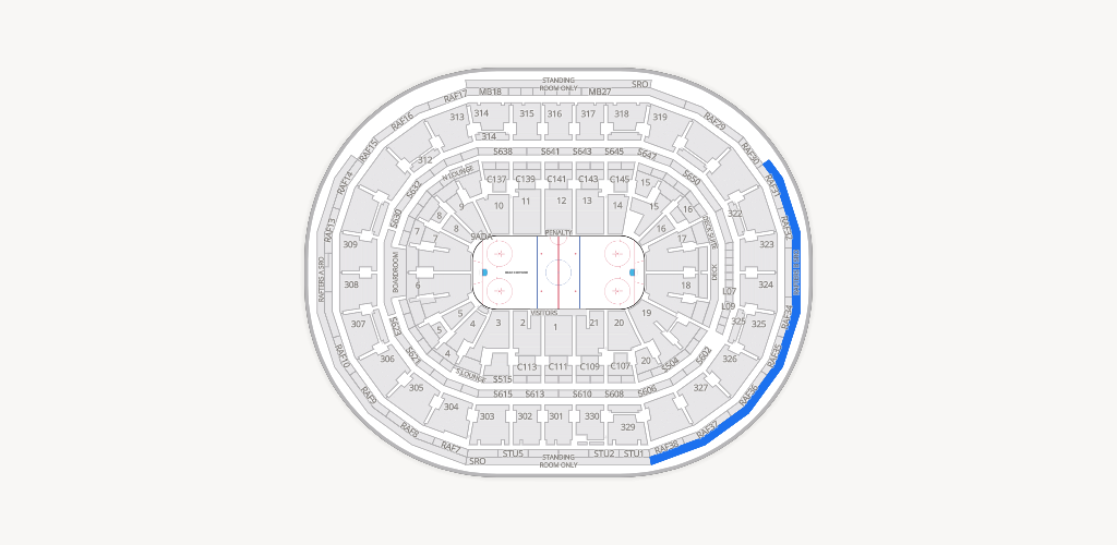 TD Garden Seating Chart