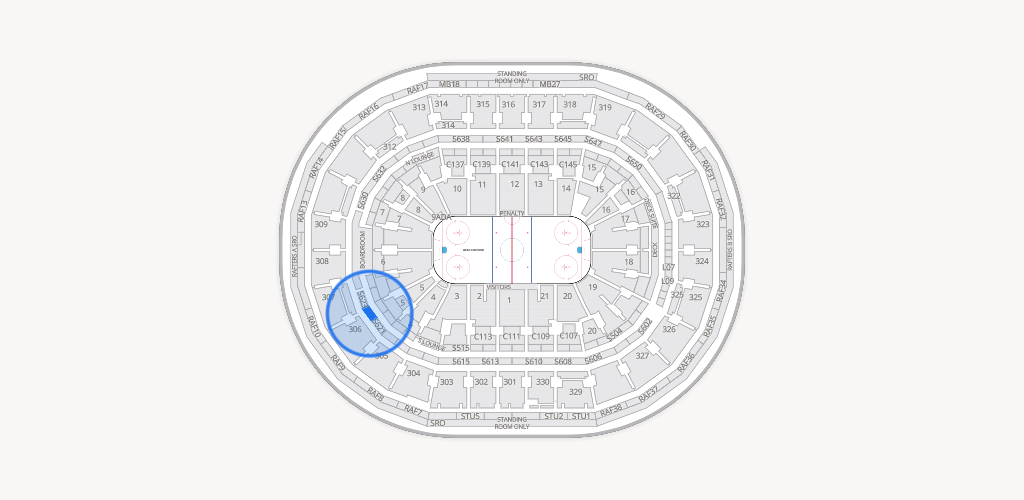 TD Garden Seating Chart