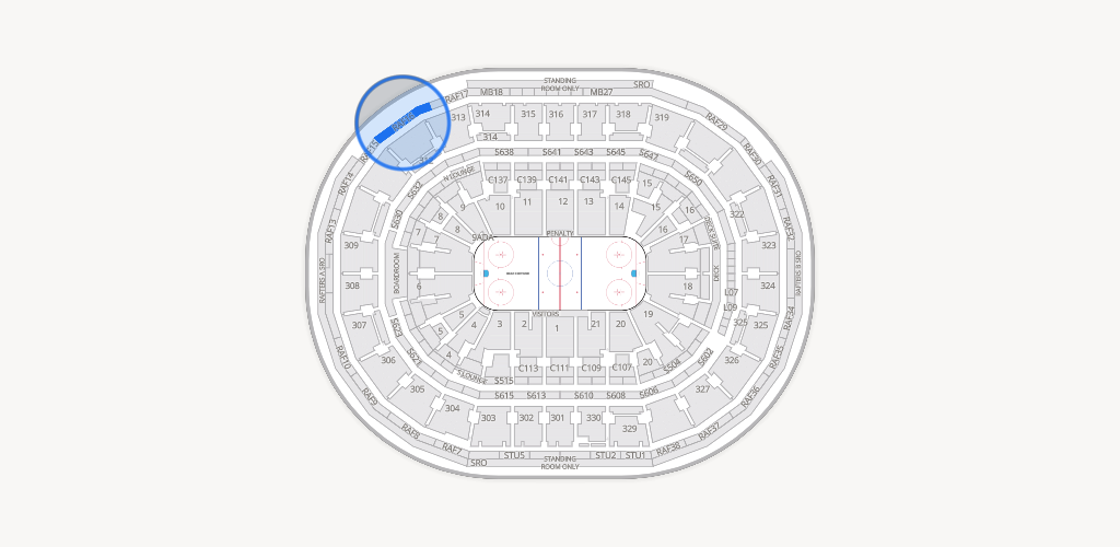 TD Garden Seating Chart