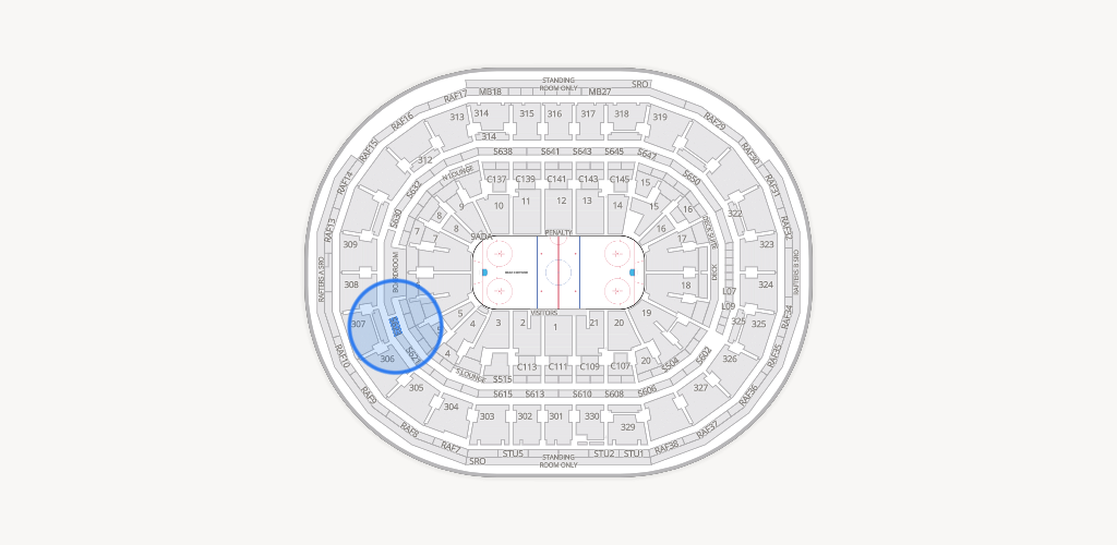 TD Garden Seating Chart