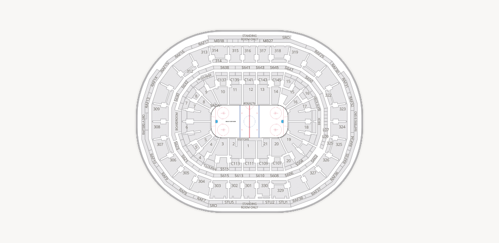 TD Garden Seating Chart