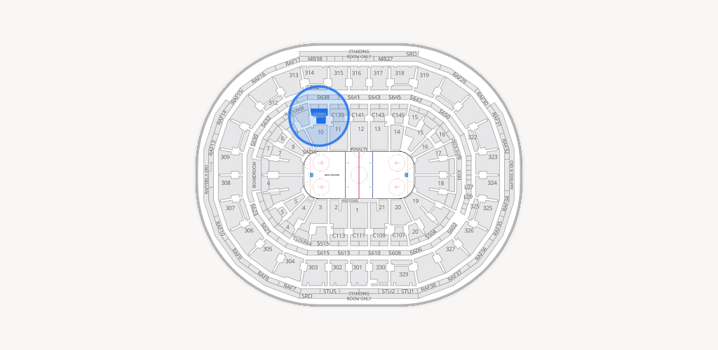 TD Garden Seating Chart