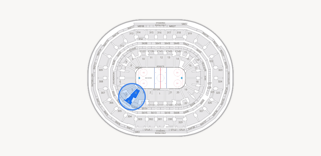 TD Garden Seating Chart