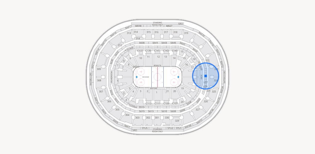 TD Garden Seating Chart