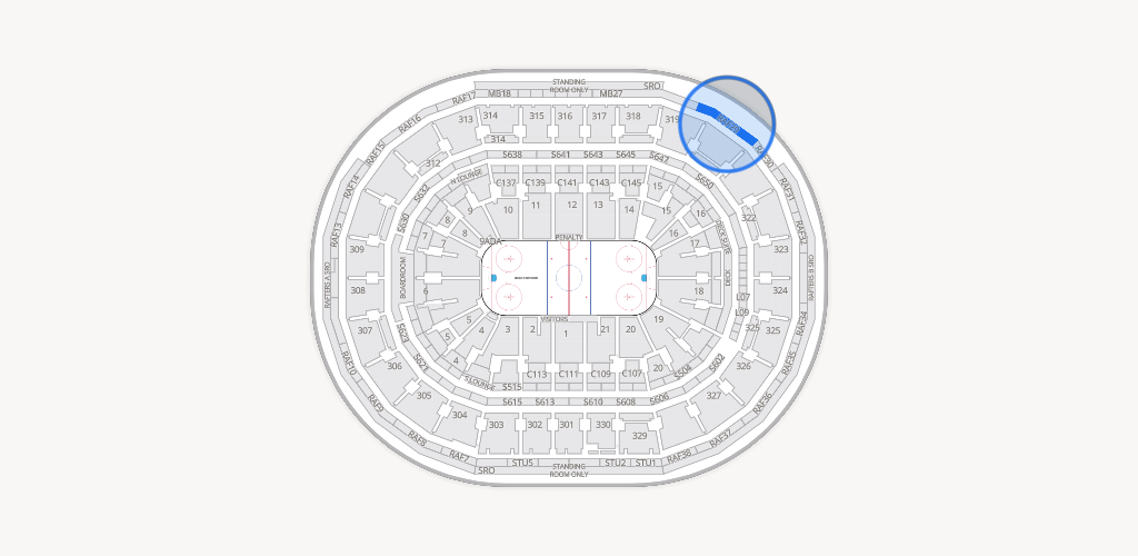 TD Garden Seating Chart