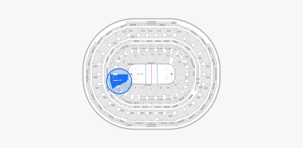 TD Garden Seating Chart