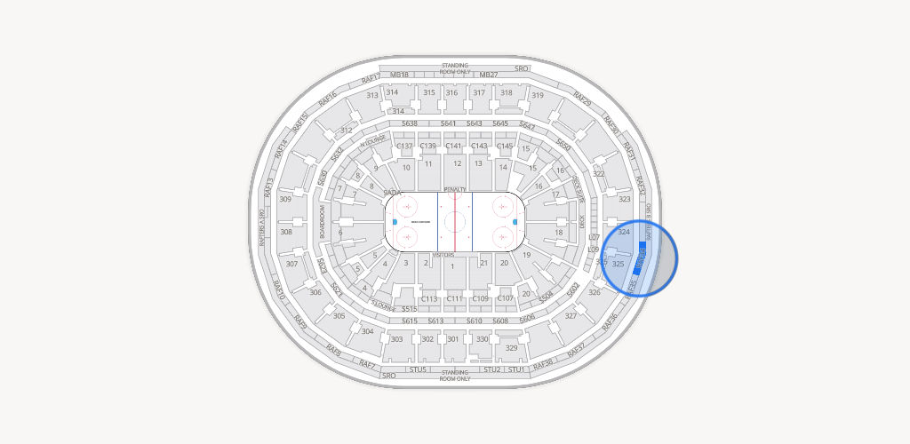 TD Garden Seating Chart