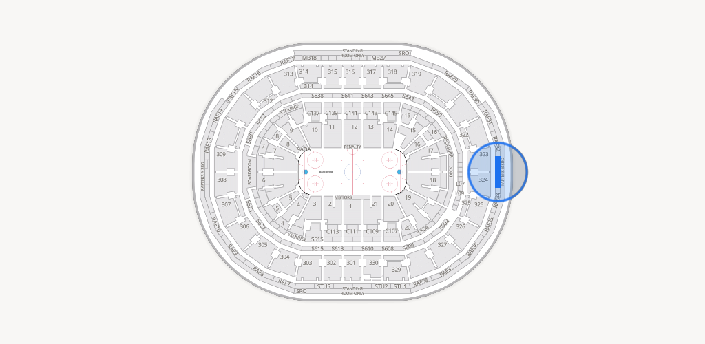 TD Garden Seating Chart