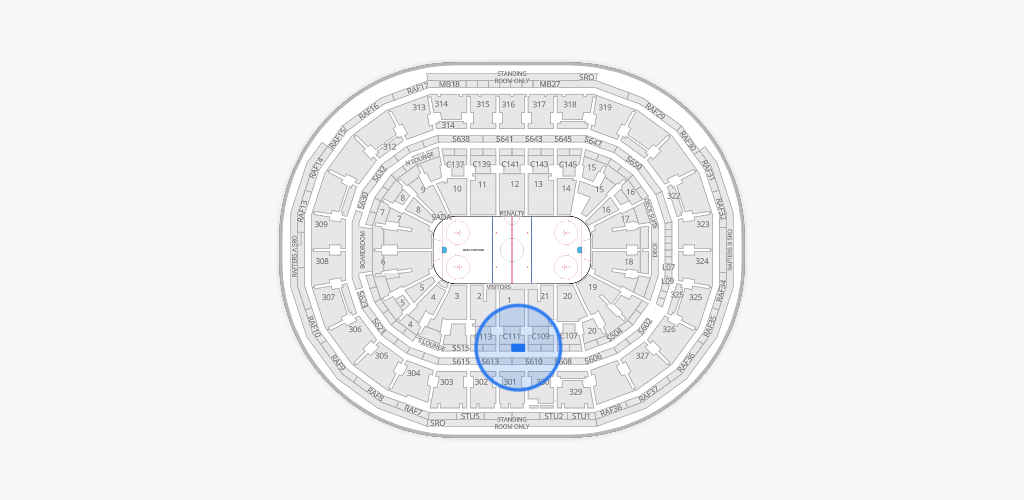 TD Garden Seating Chart