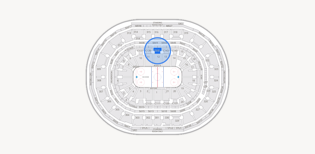 TD Garden Seating Chart