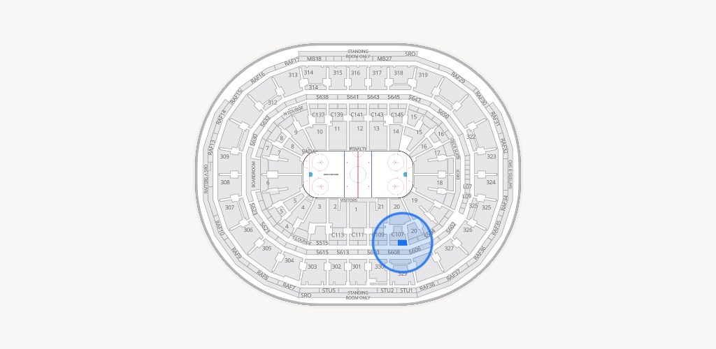TD Garden Seating Chart